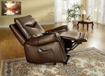 Comfortabele relaxstoel met XXL zitcomfort COGNAC