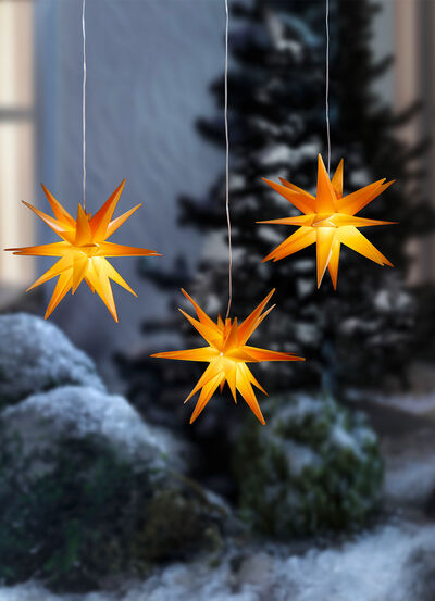 LED-ster, 3-delig, met timerfunctie 