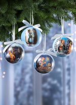 Kerstballen in een set van 4 