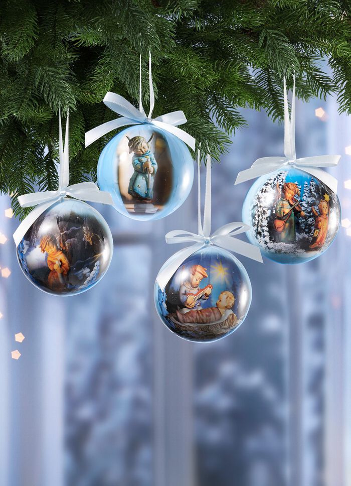 Kerstballen in een set van 4 