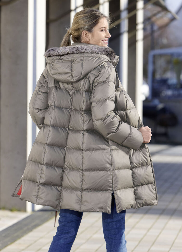 Korte donsjas in 2 kleuren KIEZEL