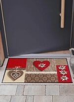 Deurmat met antislip achterkant 