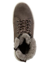 Veterlaarsjes van echt lamsleer NUGAT