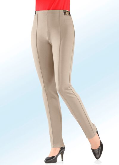 Broek in comfortabele slip-on-stijl 