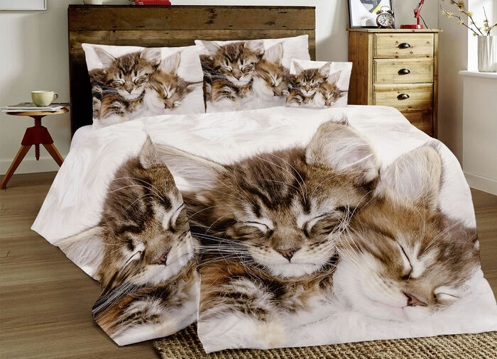 Beddengoedset met digitale print