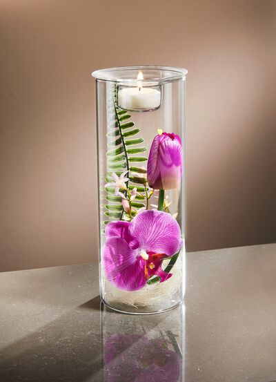 Cilindrische theelichthouder 