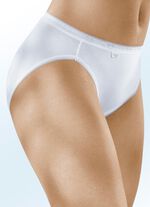 Sloggi vier-pack slip met elastische boorden 