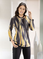 Shirt met all-over design 
