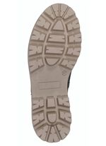 Trendy enkellaarsjes met behaaglijke voering van lamsleer ZWART