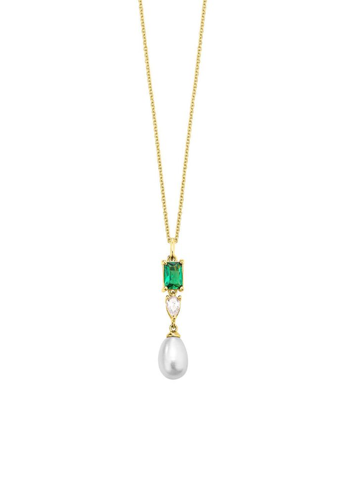 Delicate verfijning &ndash; hanger met parel- en kristalglans 