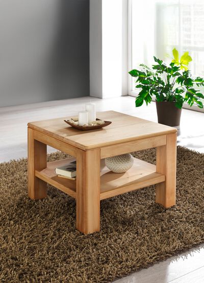 Massief houten salontafel 