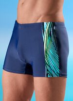 Naturana zwembroek met kleurige inzet 