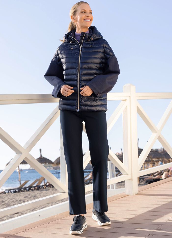 Jasje in trendy materiaalmix 