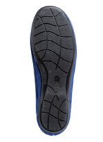 Laurina huisballerina met stijlvol borduurwerk KONINGSBLAUW