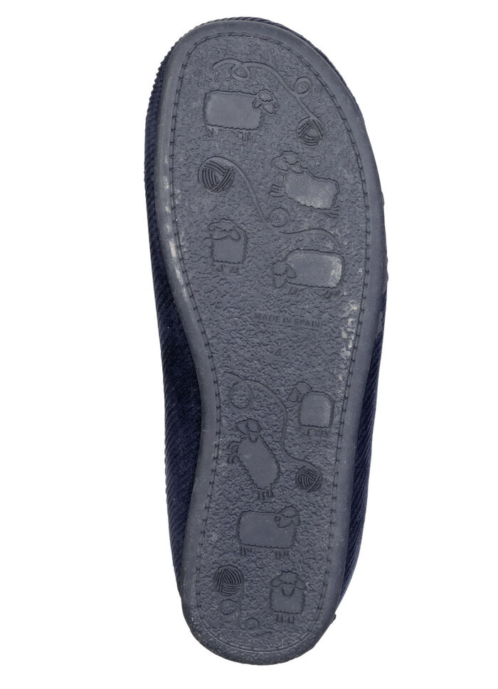 Elegante herenpantoffels met uitneembaar voetbed MARINE