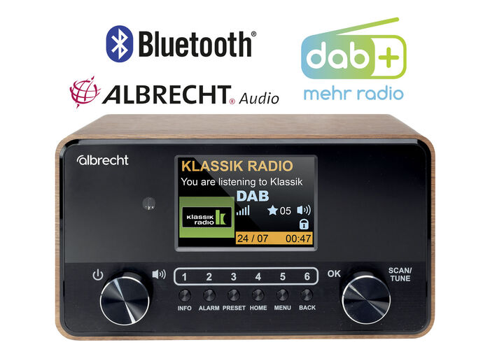 Digitale radio met groot kleurendisplay 