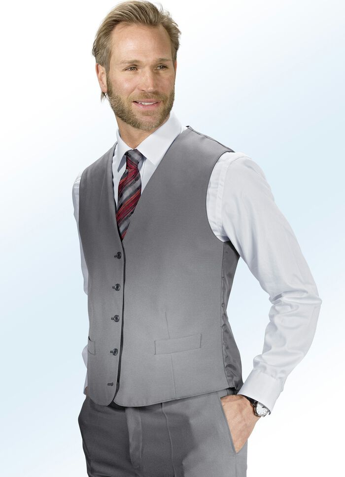 Pak met omkeerbaar vest en twee broeken ZWART-ZILVERGRIJS