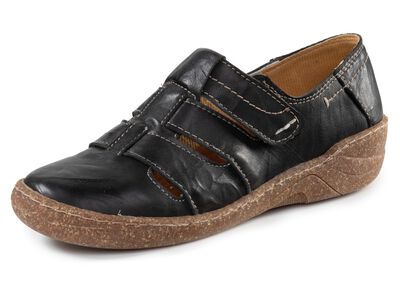 ELENA EDEN pantoffels met een gerimpelde structuur 