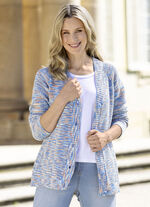 Cardigan met een geweldig melange-effect 