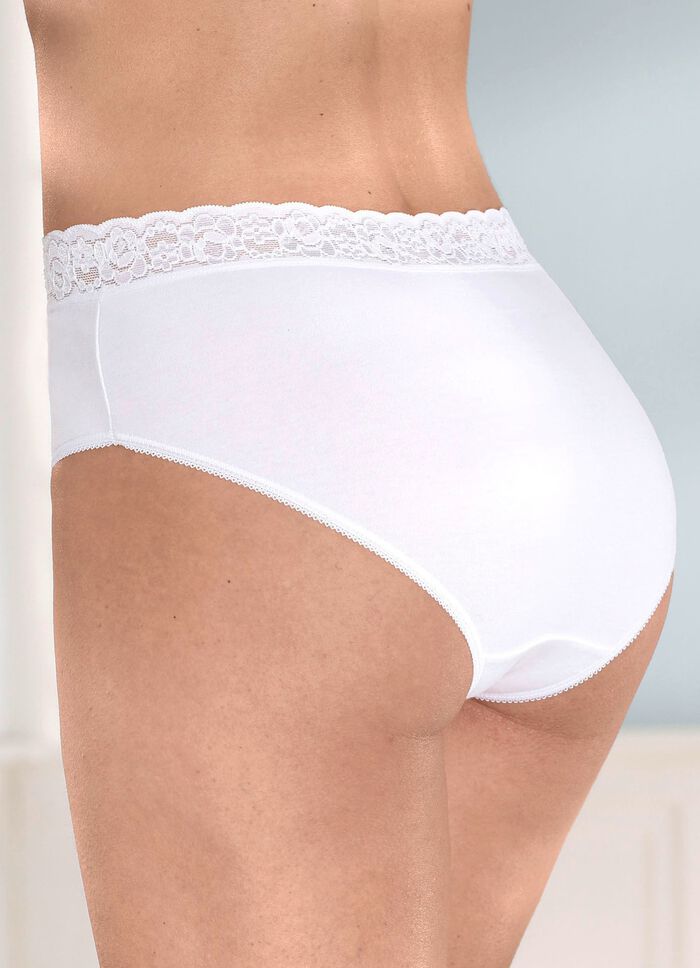 Vierpack slips met kattenmotief 