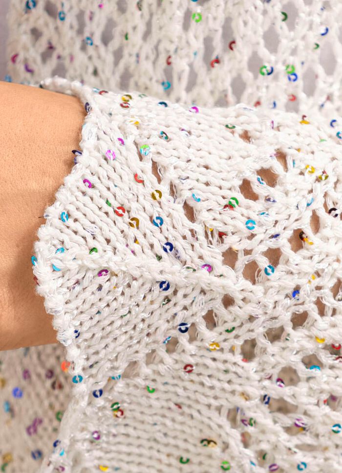 Paillettengaren vestje 