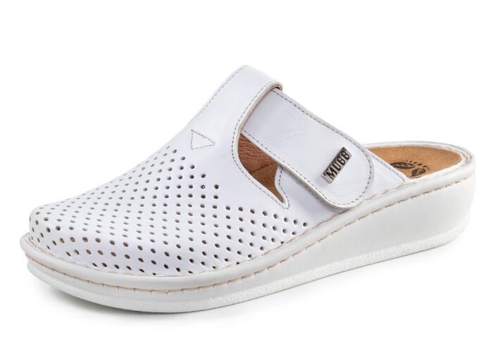 Mubb, zomerklompen voor dames, breedte H, met uitneembaar voetbed 