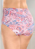 Verpakking van vijf slips met een harmonieus printdesign 