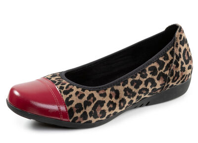 ELENA EDEN, trendy damesballerina's, breedte G, met uitneembaar voetbed 