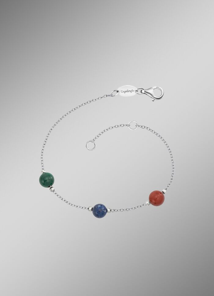 Krachtige stenen armband met edelstenen 