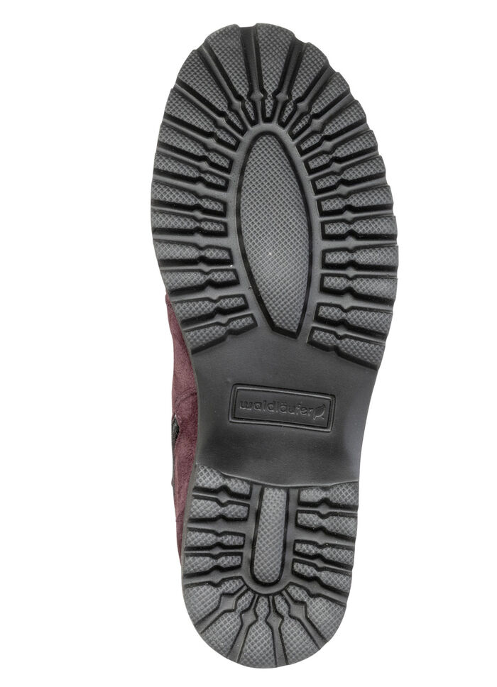 Waldläufer, comfortabele dames enkellaarsjes, winterschoenen, breedte H, met uitneembaar voetbed BORDEAUX