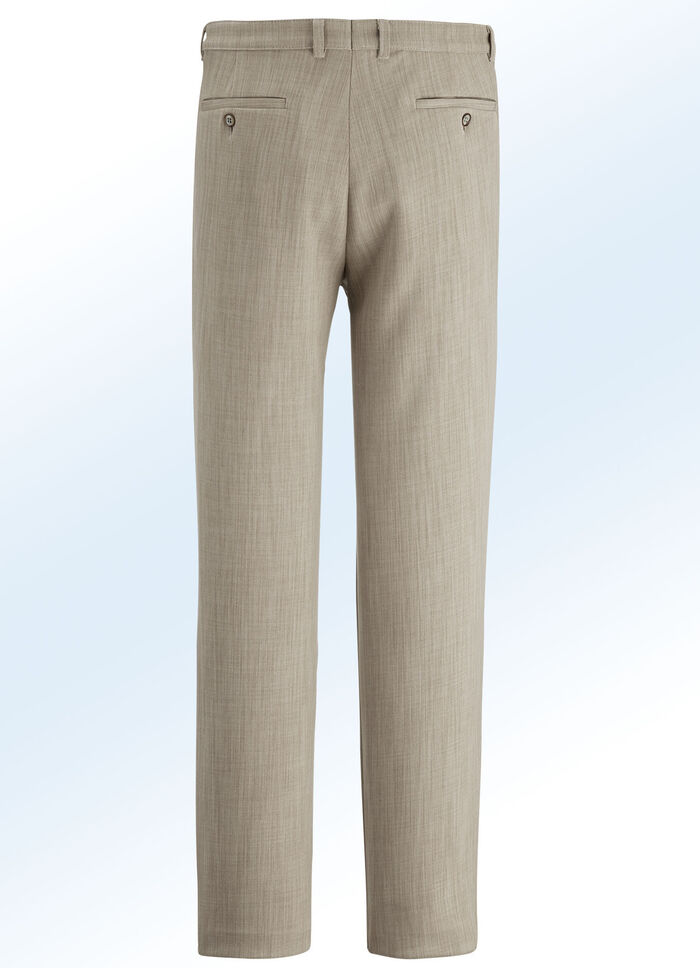 Broek "Klaus models" in 3 kleuren ZAND GEMÊLEERD