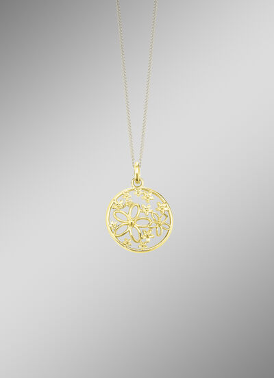 Filigraan hanger in bloemmotief 