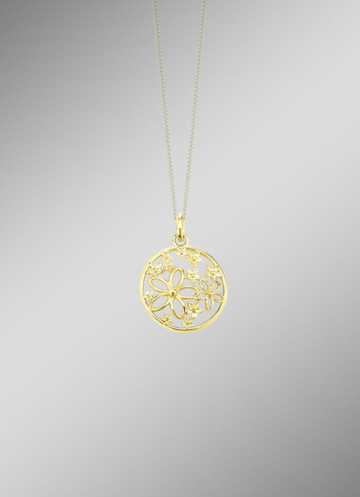 Filigraan hanger in bloemmotief 