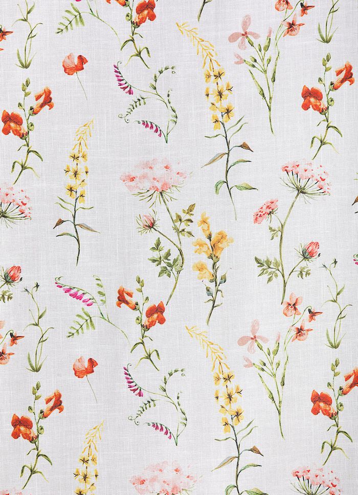 Decoratieve sjaal met lentebloemmotief 