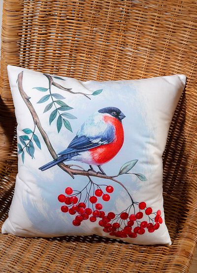 Kussenhoes in fluweellook 