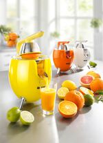 Citruspers met druppelstop en automatische start/stop 