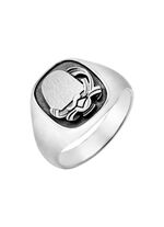 Edele herenring van zilver 