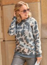 Trui met een pluizige feel 