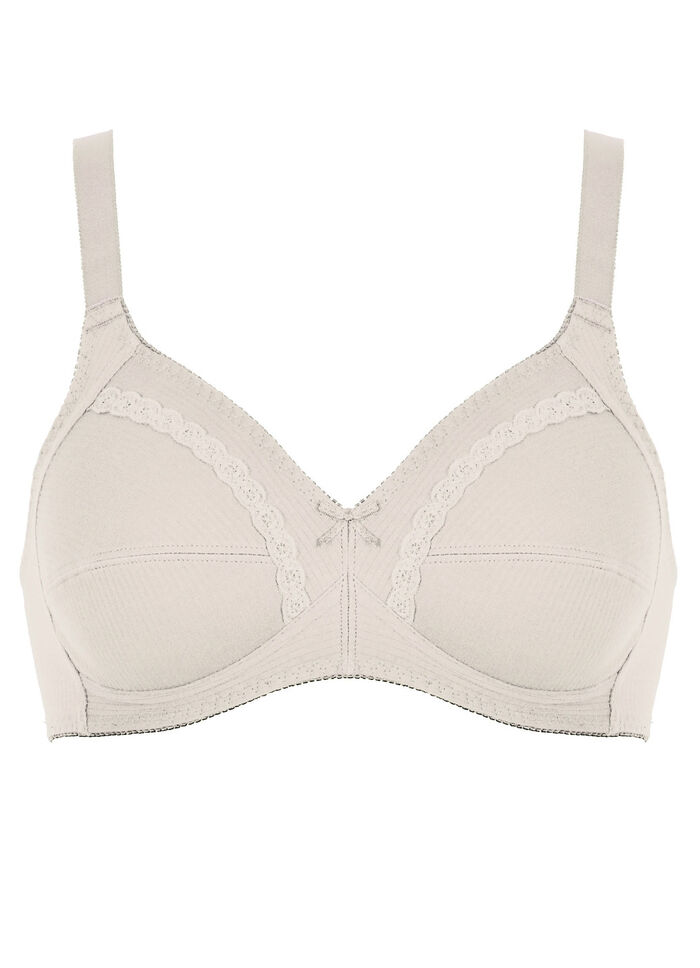 Naturana two-pack bh met decoratieve kanten band in de cups 2X POEDER