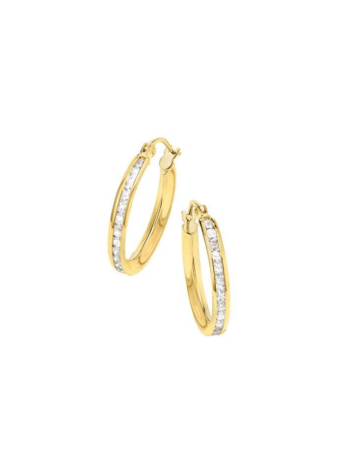 Oorringen zilver 925/- 