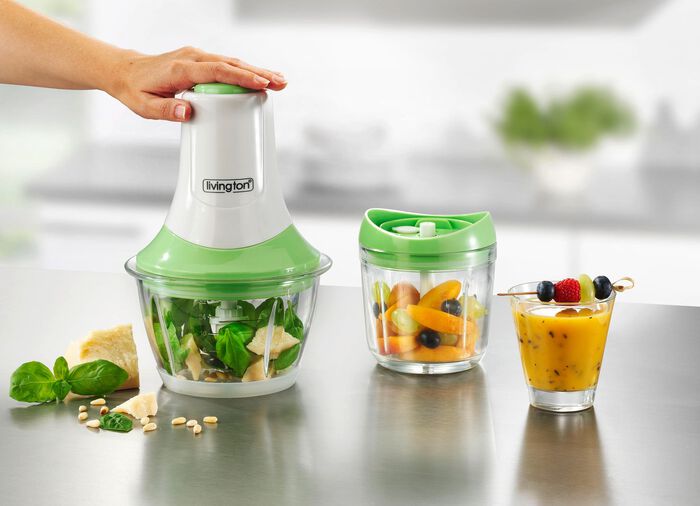 Livington MagiCut 5-in-1 krachtige multihakmolen WIT