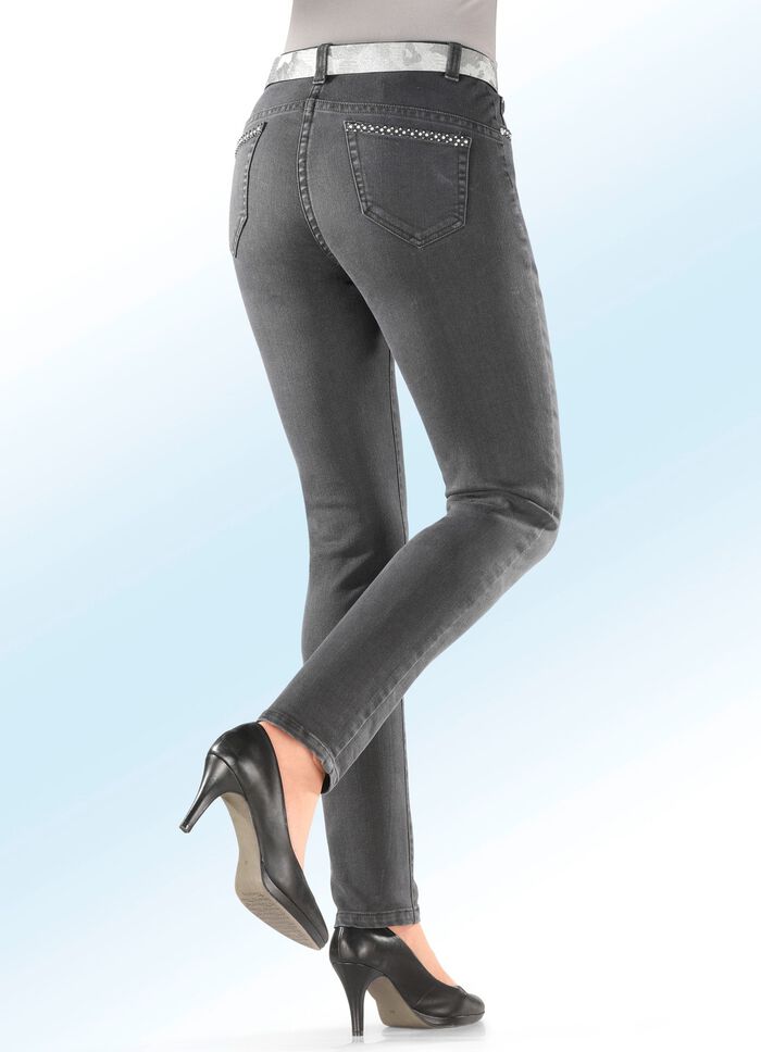 Comfortabele jeans met 5 zakken 