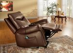 Comfortabele relaxstoel met XXL zitcomfort COGNAC