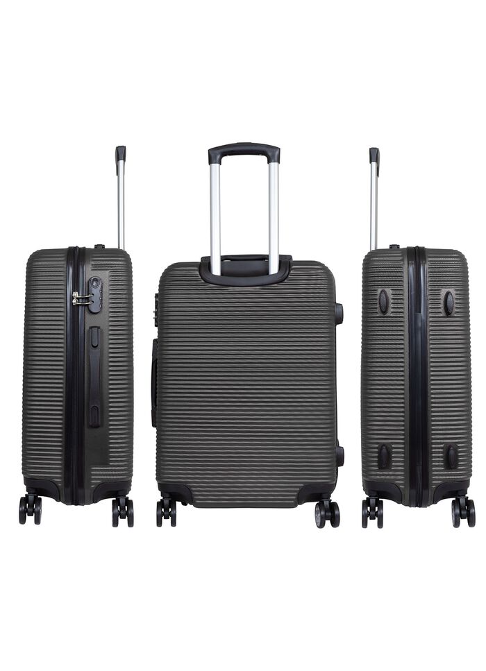 Kofferset met 4 lichtlopende dubbele wielen 