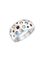 Sprankelende verfijning: damesring met echte edelstenen 