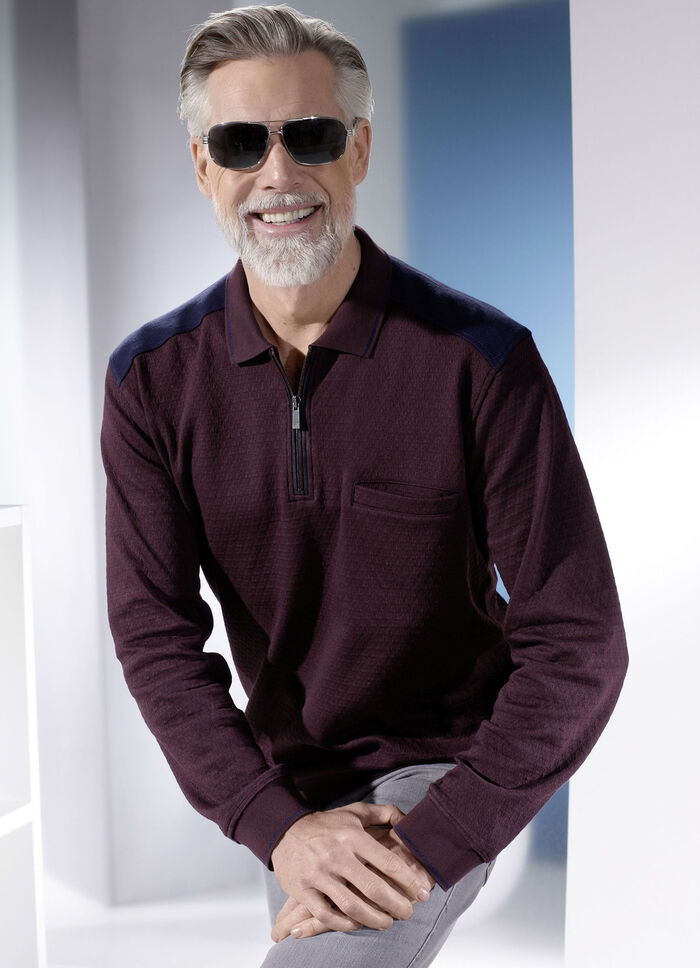 Poloshirt  BORDEAUX MARINE