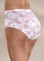 Verpakking met vier slips met bloemetjesdessin 