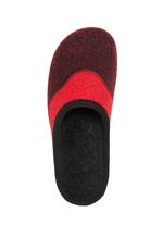 ELENA EDEN vilten pantoffels met contrasterende rand 