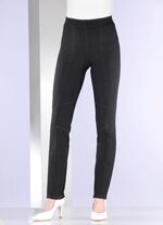 Jersey broek in denim-look 