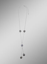 Ketting met druppelvormige Tahitiaanse kweekparels 